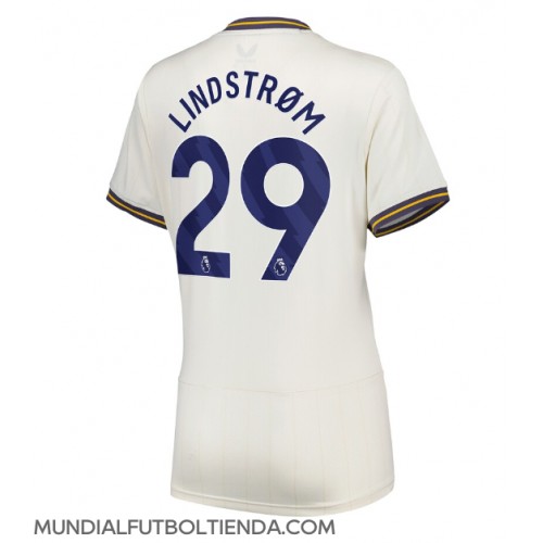 Camiseta Everton Jesper Lindstrom #29 Tercera Equipación Replica 2024-25 para mujer mangas cortas